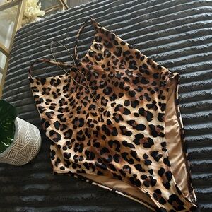 Leopard Print Bodysuit